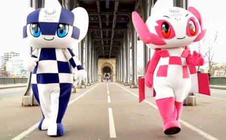 Miraitowa and Someity - The 2020 Olympics Mascots