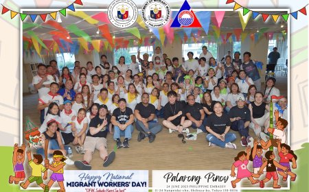 First Migrant Workers' Day Celebrated with Palarong Pinoy at the Philippine Embassy