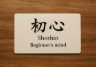 Shoshin (初心): The Beginner’s Mind