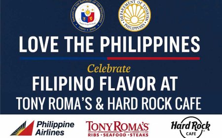 Rock & Ribs Meets Filipino Flavor: Celebrate “LOVE THE PHILIPPINES” at Tony Roma’s and Hard Rock Cafe Japan!