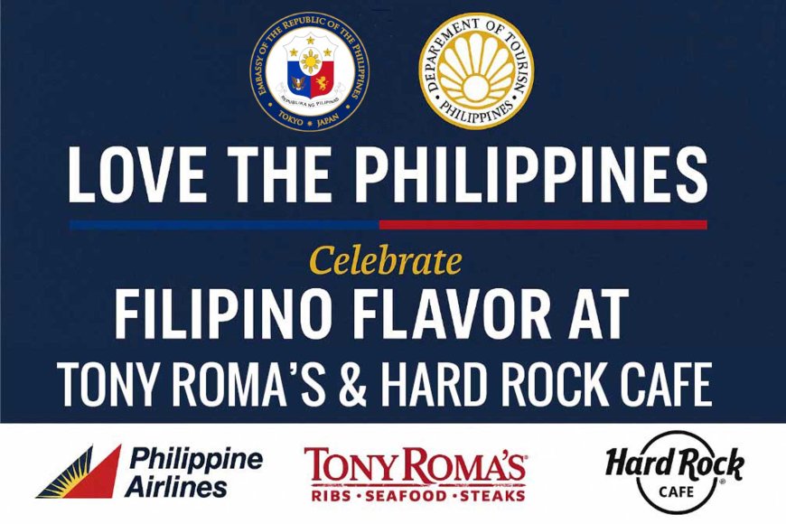Rock & Ribs Meets Filipino Flavor: Celebrate “LOVE THE PHILIPPINES” at Tony Roma’s and Hard Rock Cafe Japan!