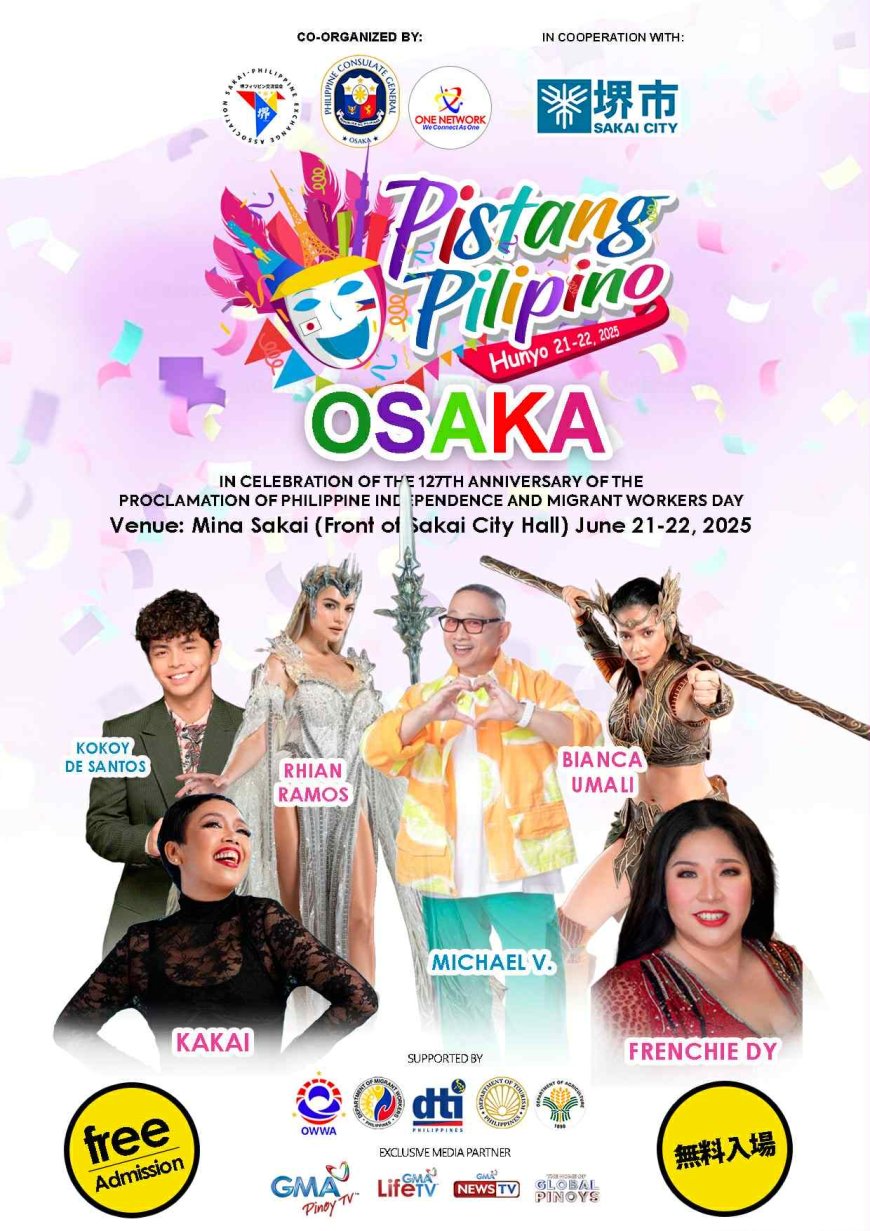 Pistang Pilipino Osaka 2025: A Grand Filipino Fiesta Lights Up Sakai City