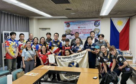 Ang Japan Eagles ay Nagdaos ng Basic Life Support Training Para sa Pagpapalakas ng mga Boluntaryo