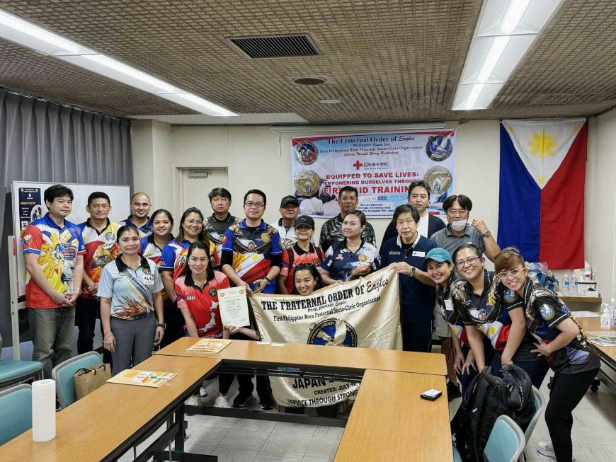 Ang Japan Eagles ay Nagdaos ng Basic Life Support Training Para sa Pagpapalakas ng mga Boluntaryo